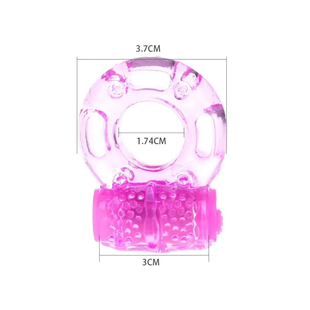 Penis Ring Vibrator Vibrating Cock Erect Rings Clitoral Stimulator Strong Penis Erection Enhance Sex Ability Sex Toys For Couple