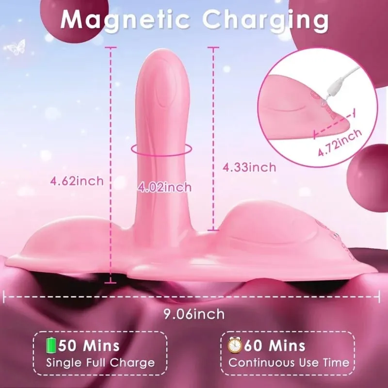 Dildo for Women Automatic Thrusting Vibration Cushion Remote Control Licking Anal G-Spot Stimulation Sex Toys for Women Pleasure