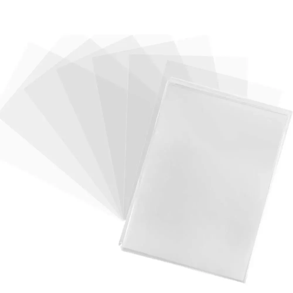 500 Counts Clear Penny Card Sleeves Plast Mjuka Trading Card Protectors för standard Pokemon MTG Baseball Sports Game Card — image 2