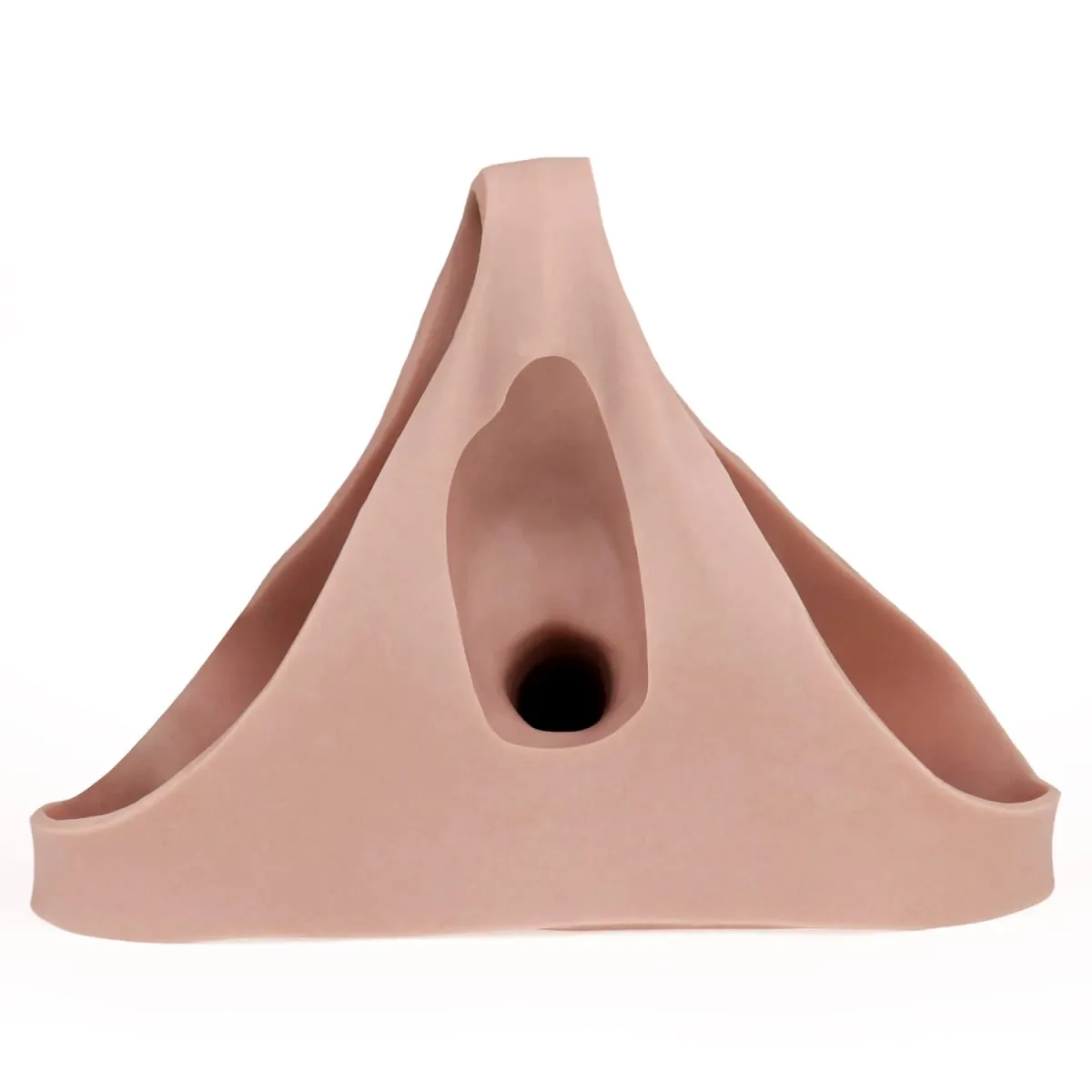 Manchon de pénis réaliste taille haute, sangle sur gode creux, culotte en Silicone, extension de bite, jouet sexuel pour hommes