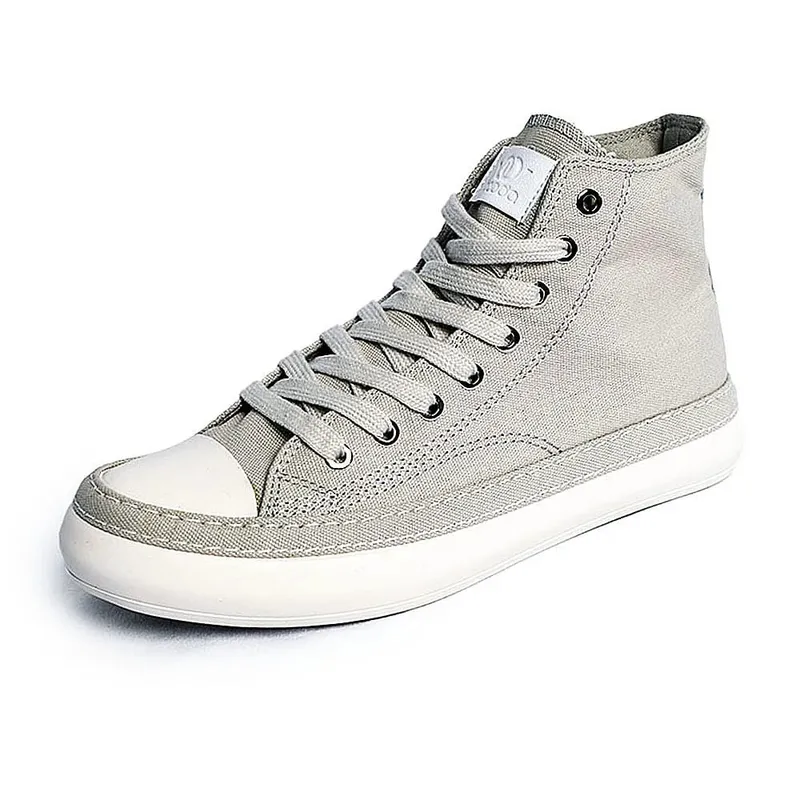 New Fashion Unisex Canvas Boots Men Sneaker Plus Size Women Vulcanized Canvas Shoes High Top Orange Casual Footwear Black 38-44