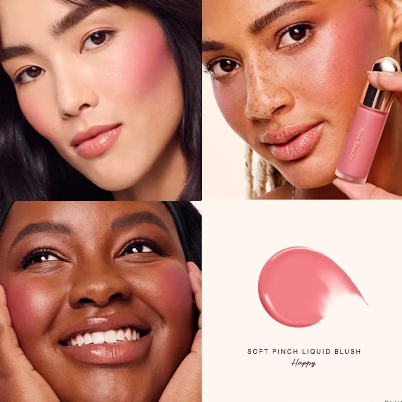 Fashion Rare Beauty Oft Pinch Liquid Blush Silky Lasting Sweat- and Humidity-resistant Cream-to-powder Rouge Women's Face Makeup