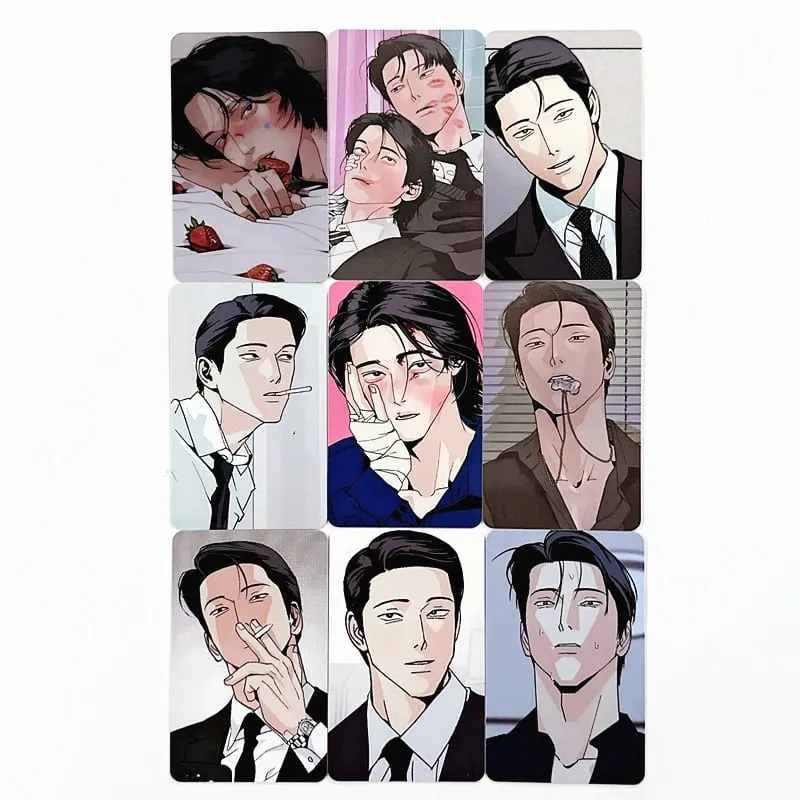 18PCS Korean BL Manhwa God's Peace Photo Cards Set - Manga Characters LOMO Card Perfect Gift for Fans