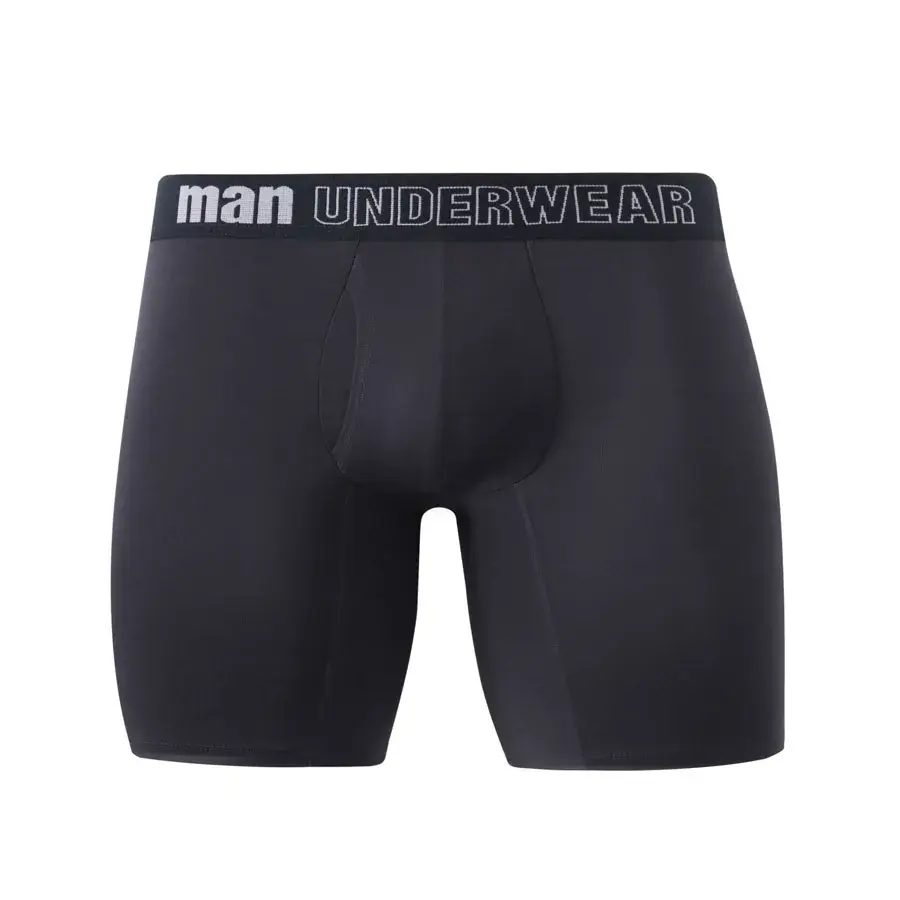 Bamboo Fiber Underwear Men Boxers and Underpants Mid Waist Panty Seamless Plus Size Boxers Shorts Open Crotch Male Panties