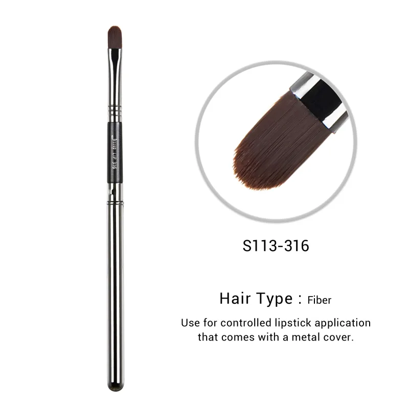 Jessup Lip Brush Professional Lip Makeup Brushes for Lipstick Streak-Free Application Small Tongue Shape Contour Define Lips