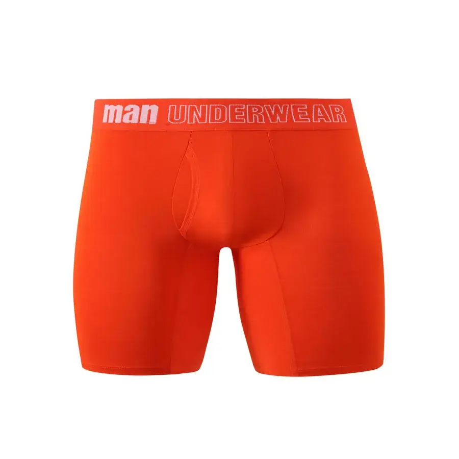 Bamboo Fiber Underwear Men Boxers and Underpants Mid Waist Panty Seamless Plus Size Boxers Shorts Open Crotch Male Panties