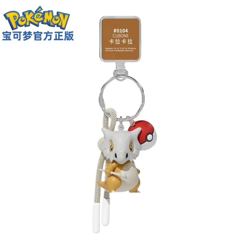 Gantungan Kunci Pokemon Scorbunny Tulen Grookey Riolu Sobble Wobbuffet Cubone Anime Action Figure Mainan Gantungan Kunci Hadiah Loket Wangian