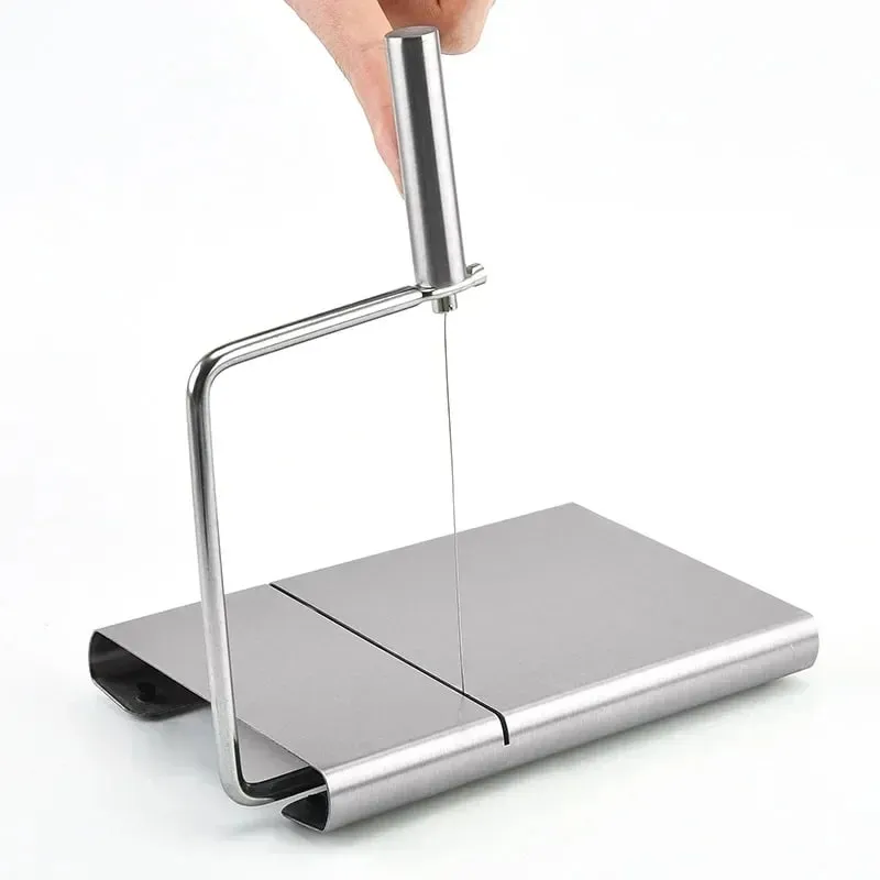 Cheese and Butter Slicers with Wire Cheese Adjustable Cheese Cutter Board 5pcs Replacement Stainless Steel Cutting Wire