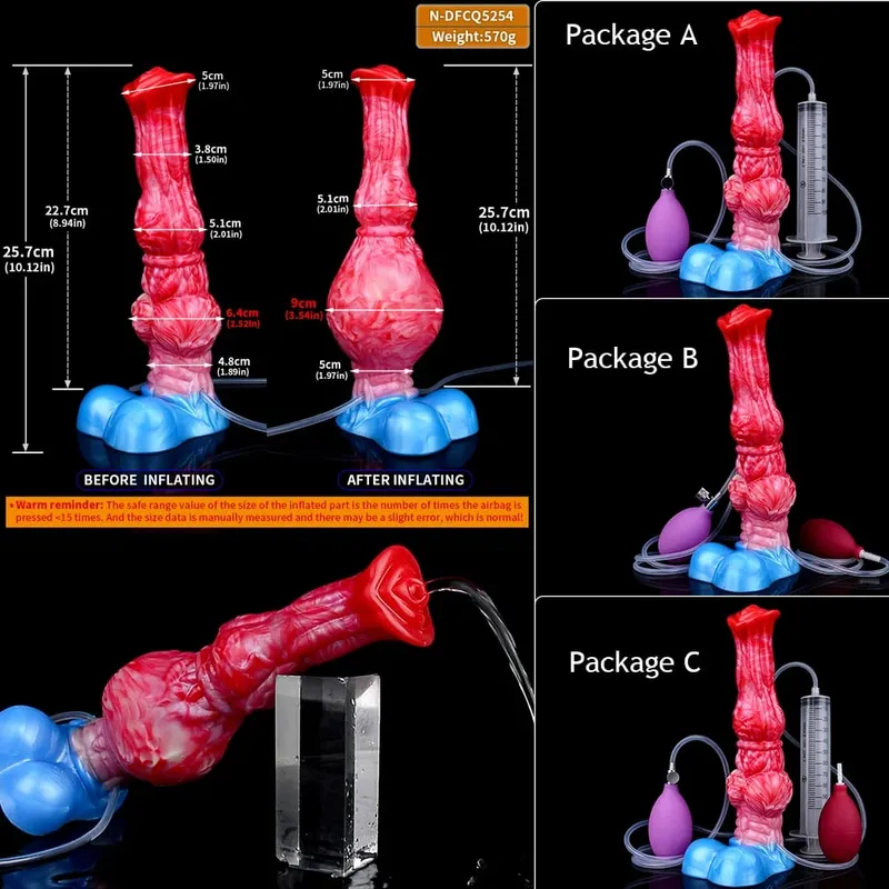 Kembung Memancut Kuda Dildo Palam Dubur Silikon Memancut Zakar dengan Simpul G Spot Dubur Jurulatih Mainan Seks Gay Lelaki Wanita