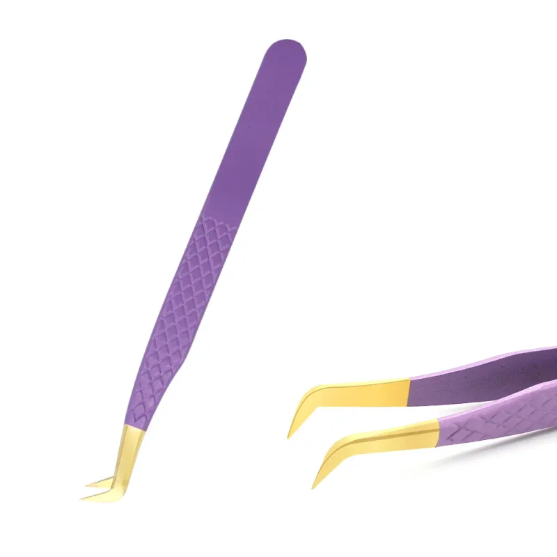 Eyelashes Tweezers Stainless Steel Superhard Tweezers High Precision Anti-static Tweezers For Eyelash Extensions Tools