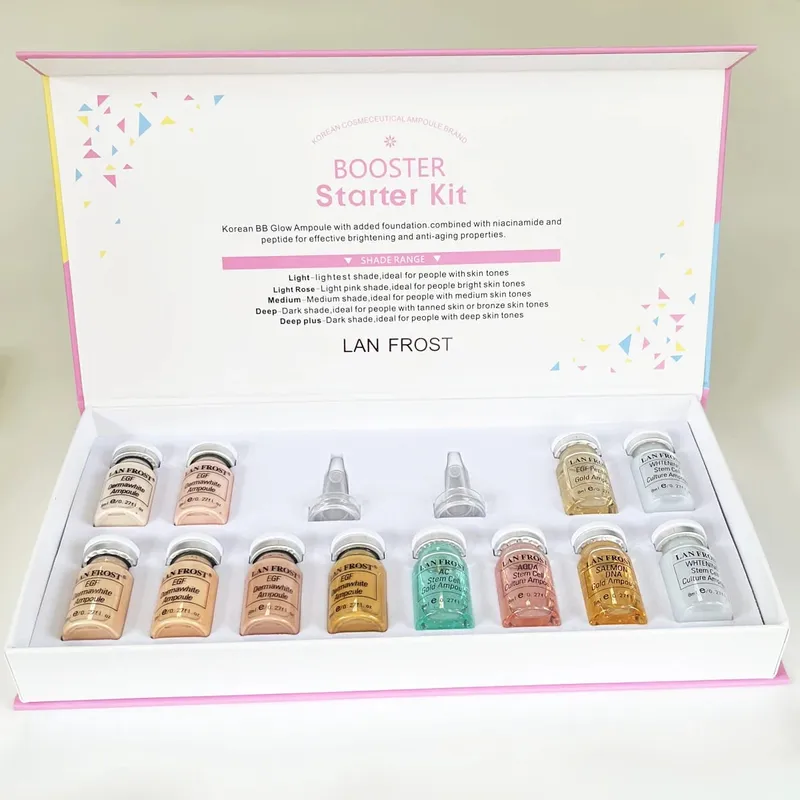 8ml BB Cream Hyaluronic Acid Facial Glow Serum Ampoule Essence Peptide Moisturizing Foundation Skin Rejuvenation Face Care — image 5
