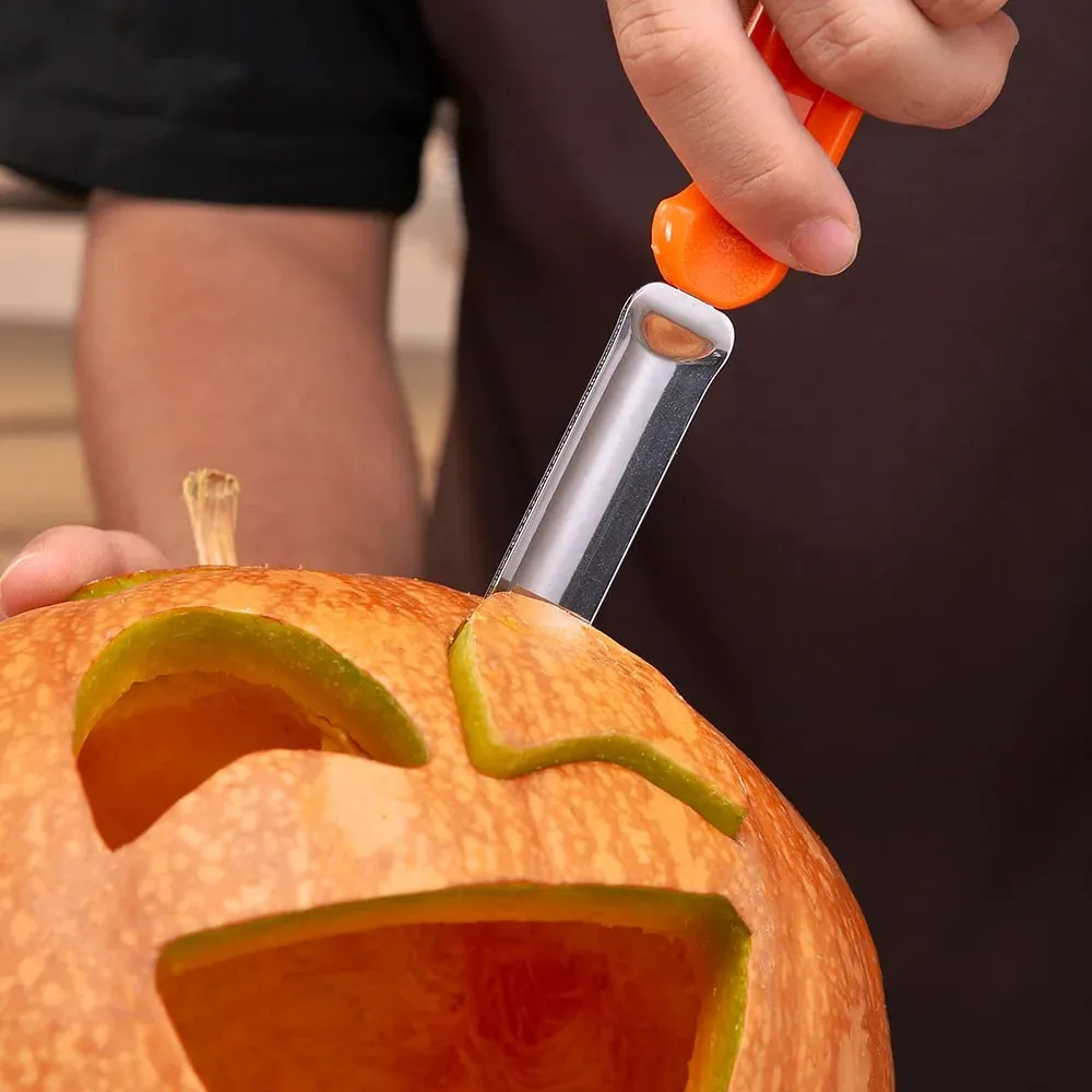 7pcs/Set Halloween Stainless Steel Pumpkin Carving Tools Kit Professional Pumpkin Carving knife Set With Storage Bag