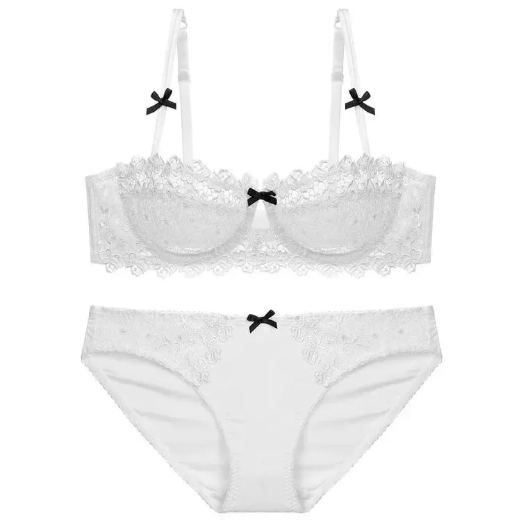 Amazon New Sexyredlace Bra Suit Summer Slimming Bras Thin Gathered Style Lingerie Other Materials Versatile Color Options — image 8