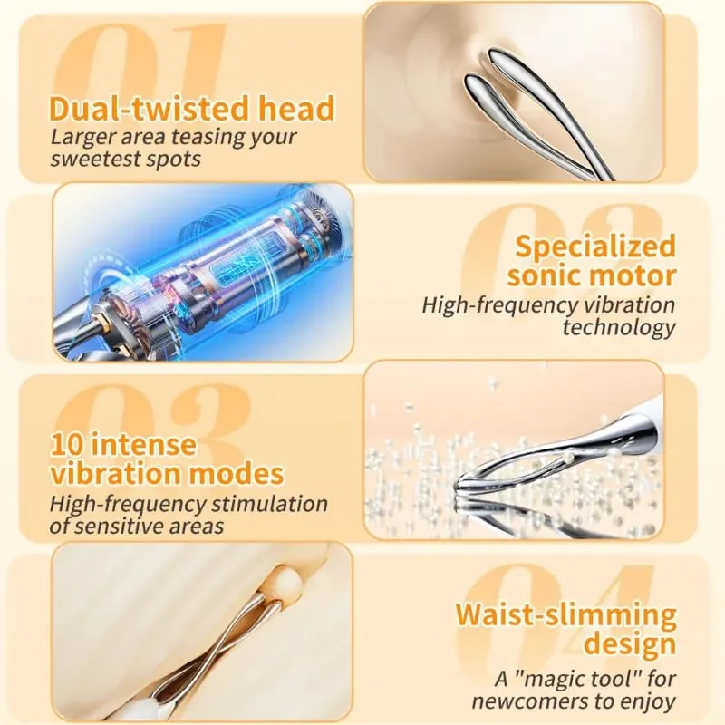 E-stim Vibrator 10 Electro Shock Electric Stimulation 10 Powerful Vibrations Sex Toy G-Spot Women Erotic Pleasure Gift Girl