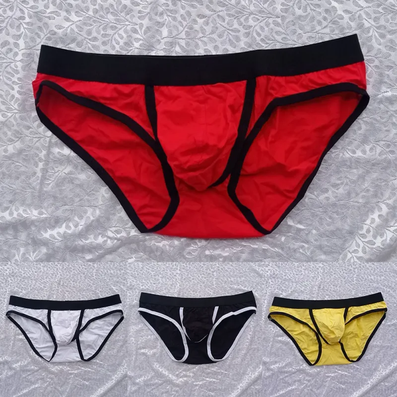 Calzoncillos a estrenar para hombre, ropa interior, mezcla de algodón, elástico, cintura baja, bolsa M ~ 2XL, elástico, verano, todas las estaciones