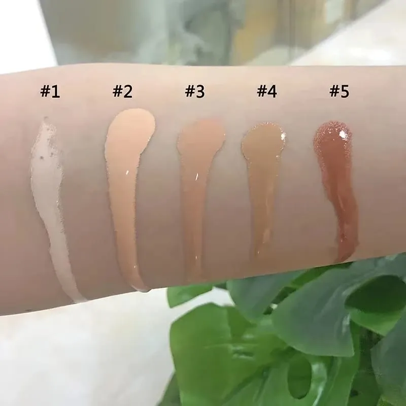 10 vials Korea 5ml BB Cream Glow Essence Beginner Starter Kit Liquid Foundation Moisturizing Hydration Skin Rejuvenation Beauty