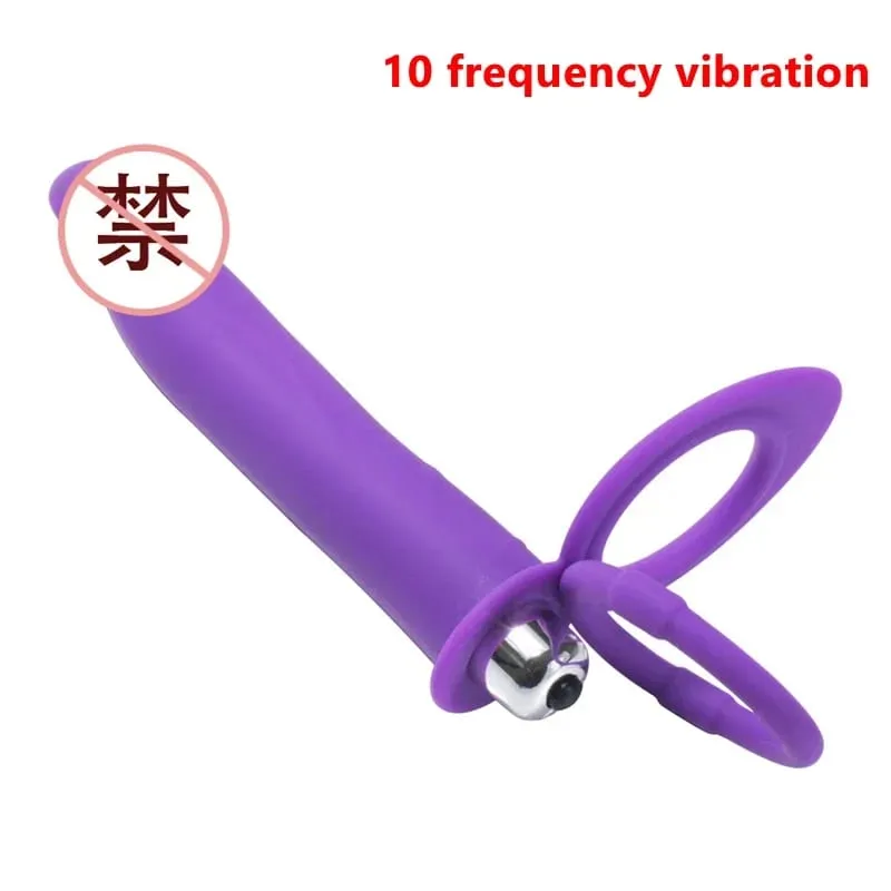 Sex Shop Double Penetration Anal Plug Dildo Big Butt Plug Vibrator For Men Strap On Penis Vagina Plug Adult Sex Toys For Couples — image 12