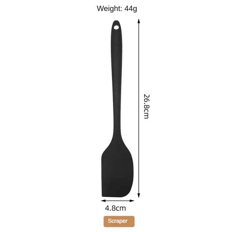 1/10PCS Food-Grade Silicone Kitchen Tools Set Heat-Resistant Slotted Spoon for Non-Stick Cookware & Hot Pot Multi-Use Strainer