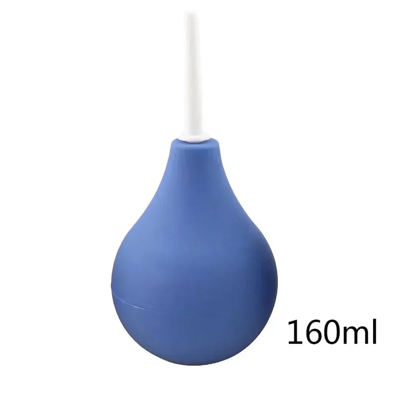 Enema Cleaning Container Vagina Anal Cleaner Douche Bulb Design Medical Rubber Health Hygiene Tool Sex Toys For Woman/Man