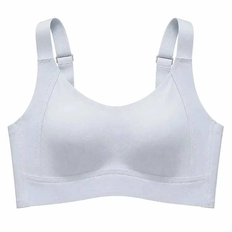 Seamless Wireless Minimizer Bra Soft Support Full Cup Thin Brassiere Comfortable Underwear for Large Bust Women Side Breast Coll — image 9
