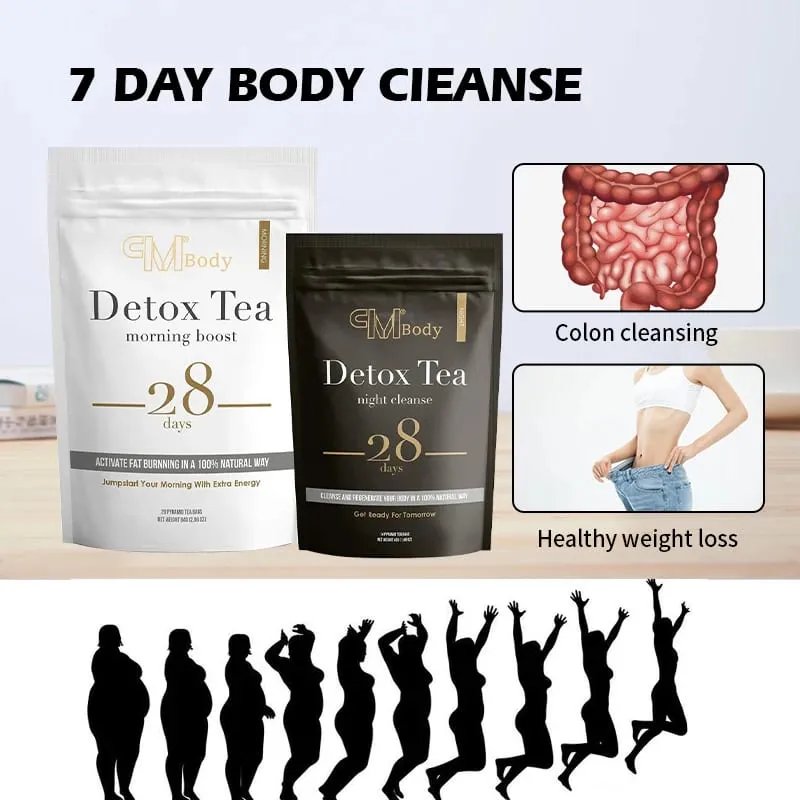 Lukaree 100% Pure Natural Organic Morning & Night for Bloating and Constipation People Detox Cleanse