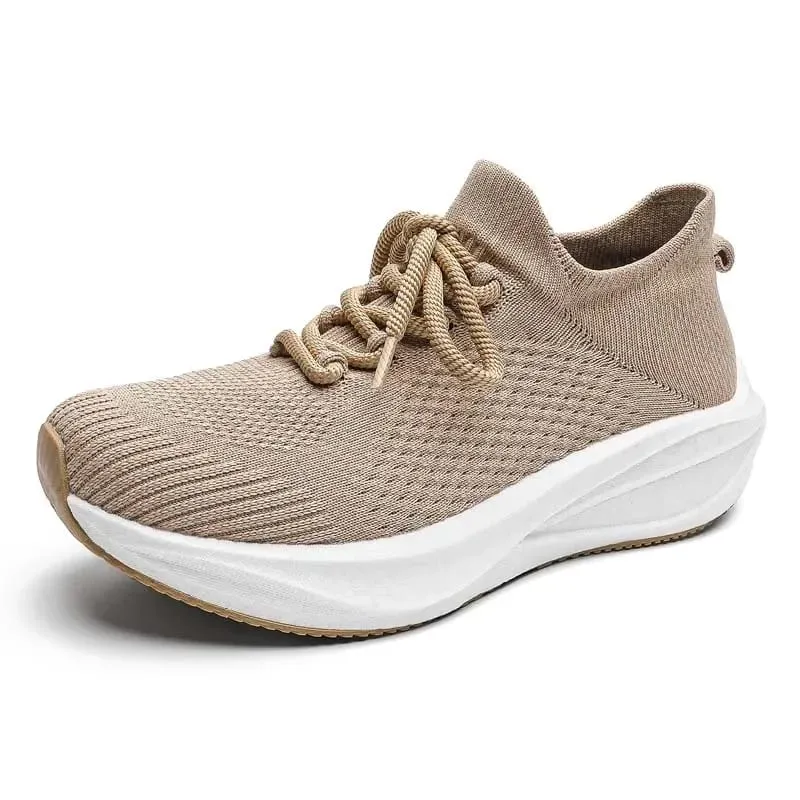 Men Women Summer Mesh Walking Shoes Breathable Lightweight Sock Sneakers Casual Sports Shoes Large Size Couple Style