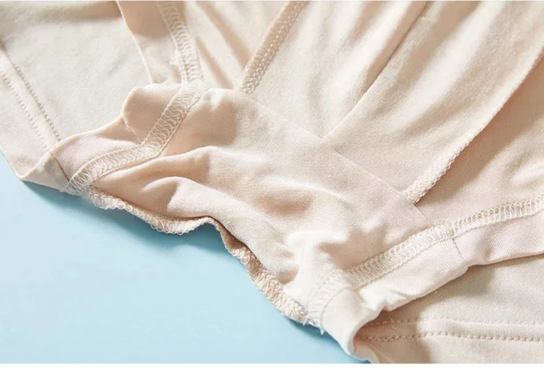 SuyaDream MEN Boxer Shorts 100%Natural Silk Healthy Solid Panties Natural Fabric Underwear
