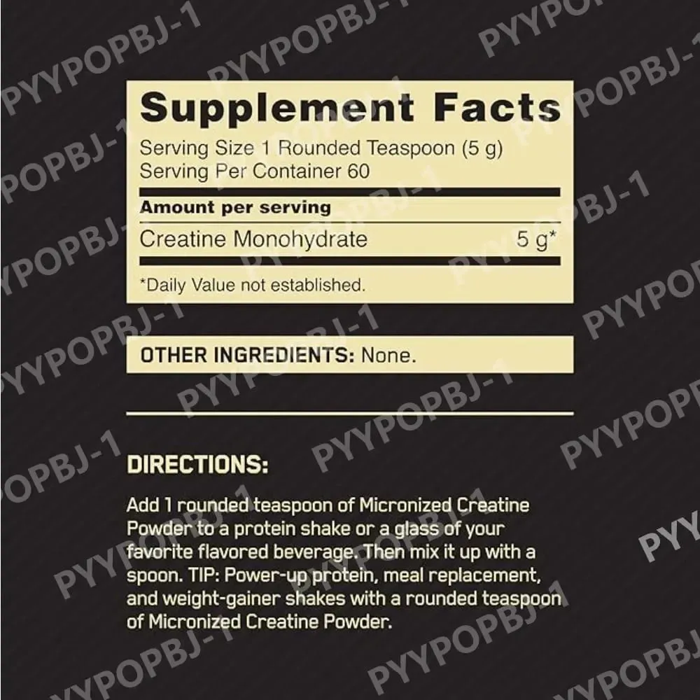 300g Creatine Monohydrate Powder Support Strength Muscle Performance Sports Beverages Usee Support Fitness Nutrition Supplement — image 4