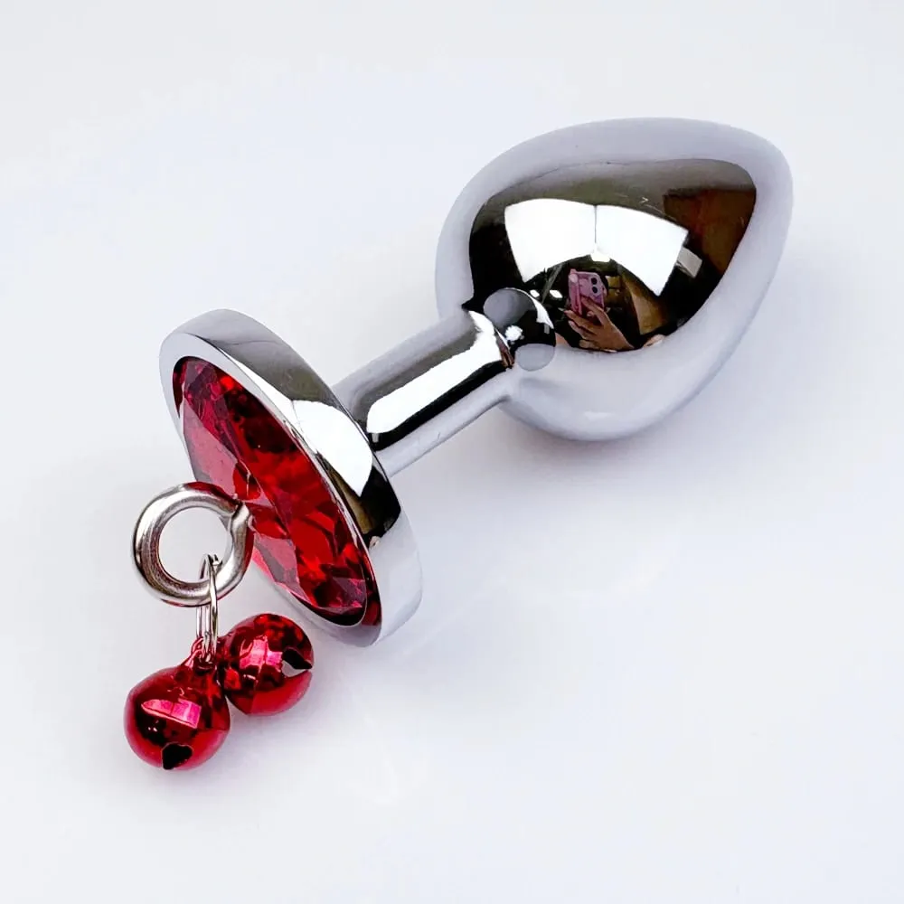 1Pcs Metal Bells Anal Plug Three Sizes Anal Plug Butt Plug G-Point Massage Anal Exercise Masturbation Outdoor Dildos Sex Toys — image 6