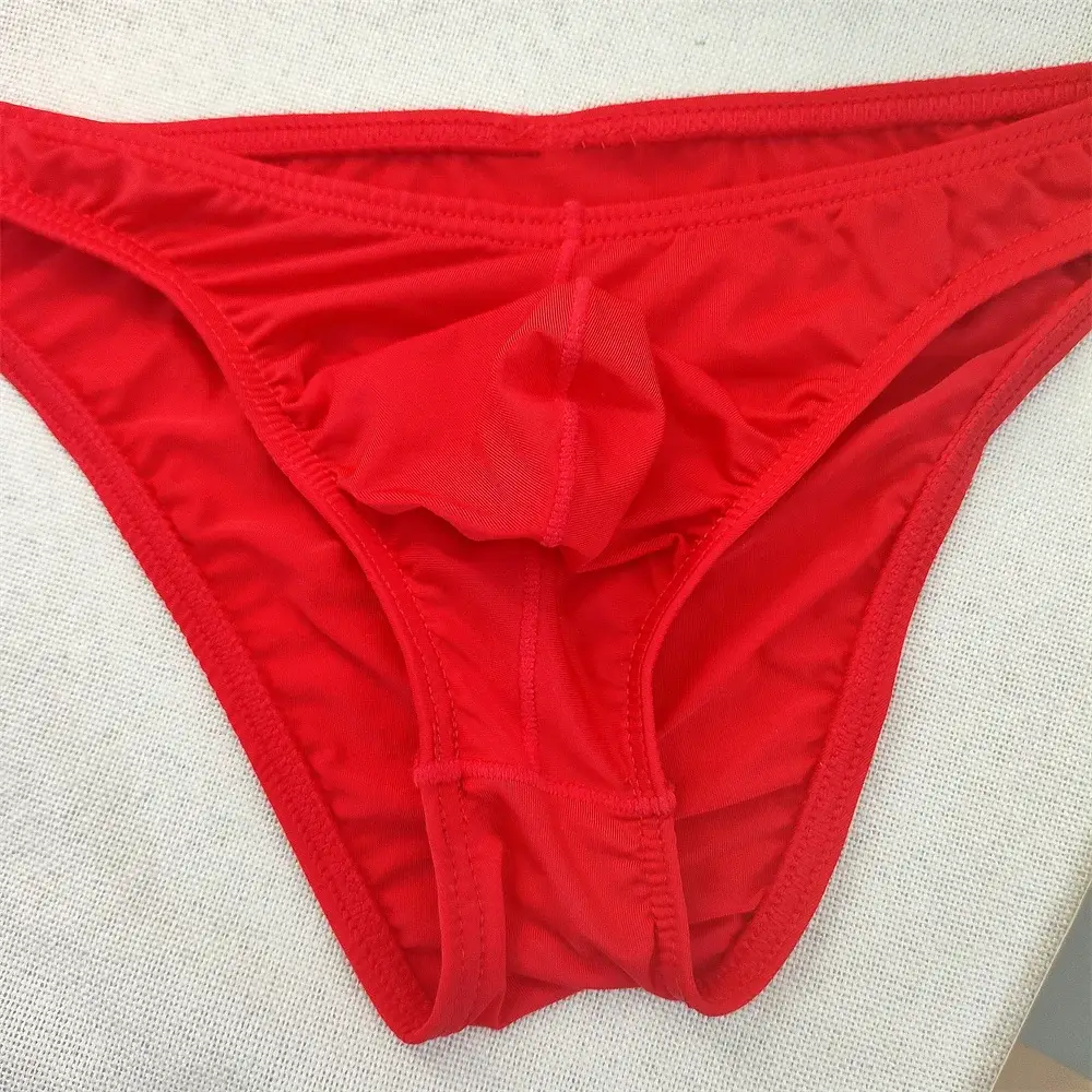 Seluar dalam Bikini Ketat Seksi Ketat Seluar Dalam Lutsinar Lelaki Sutera Ais Seluar Dalam Ultra Nipis Bersaiz Besar