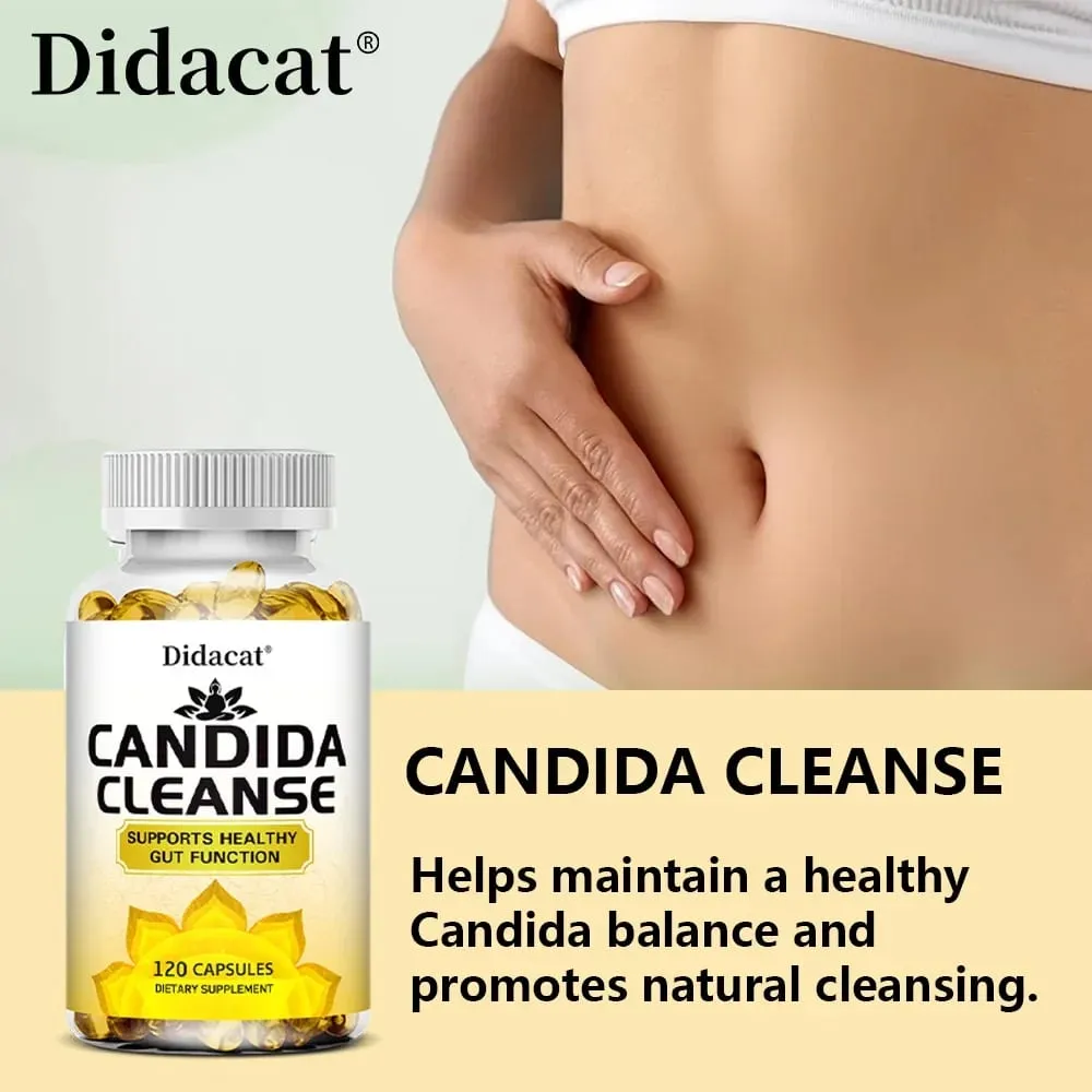 Candida Cleanse Gut Health Supplement - Improves Digestive Comfort Cleanses and Detoxifies Supports The Gut and Colon — image 3