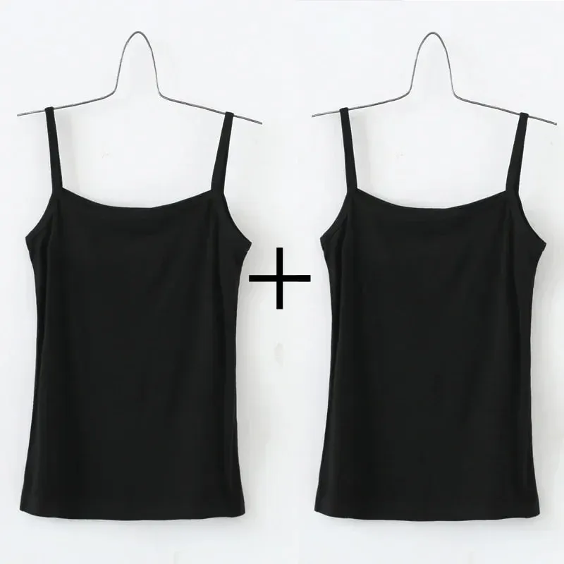 Sexy Camisoles Women Crop Tops Sleeveless Shirt Bralette Tops Solid Color Strap Skinny Vest Female Slimming Tanks Bra Underwear
