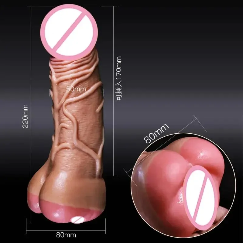 Preservativo sessuale per estensore del pene realistico per uomini Masturbazione Figa Culo finto Ingranditore del pene Dildo per coppie Giocattoli del sesso gay