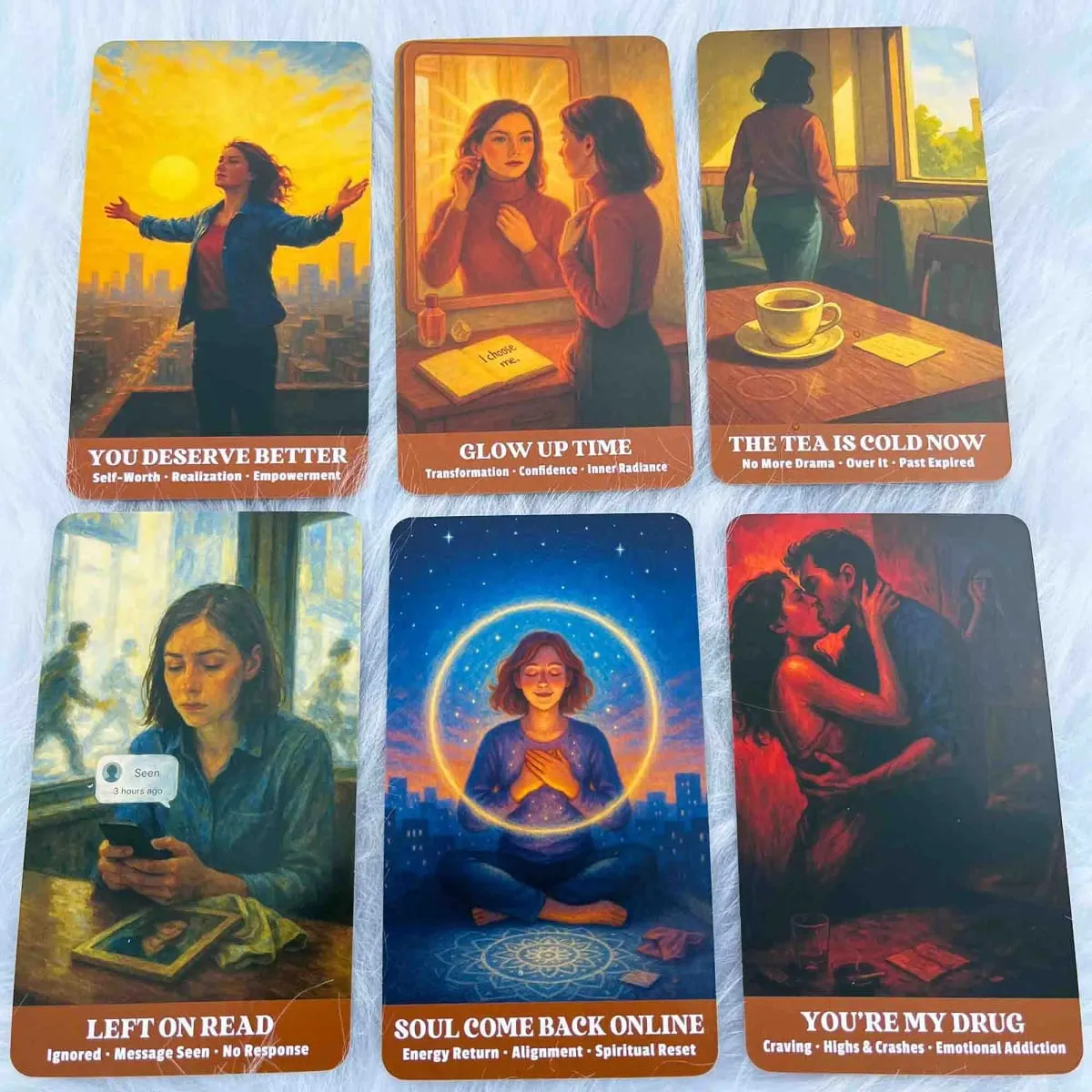 Messy Truth Card 54 Deck 13x8 Cm Tarot Divination Game for Ages 14+ Discover Your Path to Overcoming Challenges Card Games