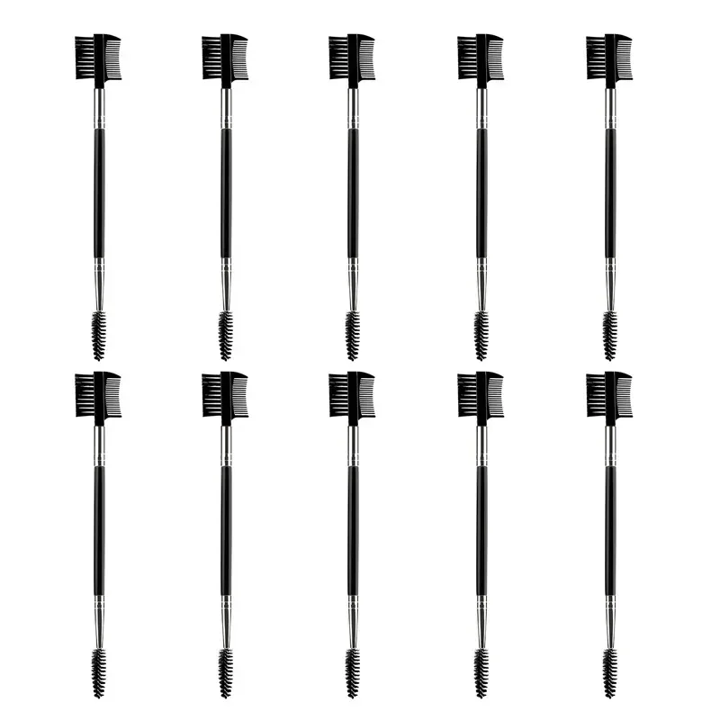 3/10 PC 1PC Double Ended Eyebrow Comb Brush Beauty Makeup Brushes Eyelash Applicator Professional Make Up Tool