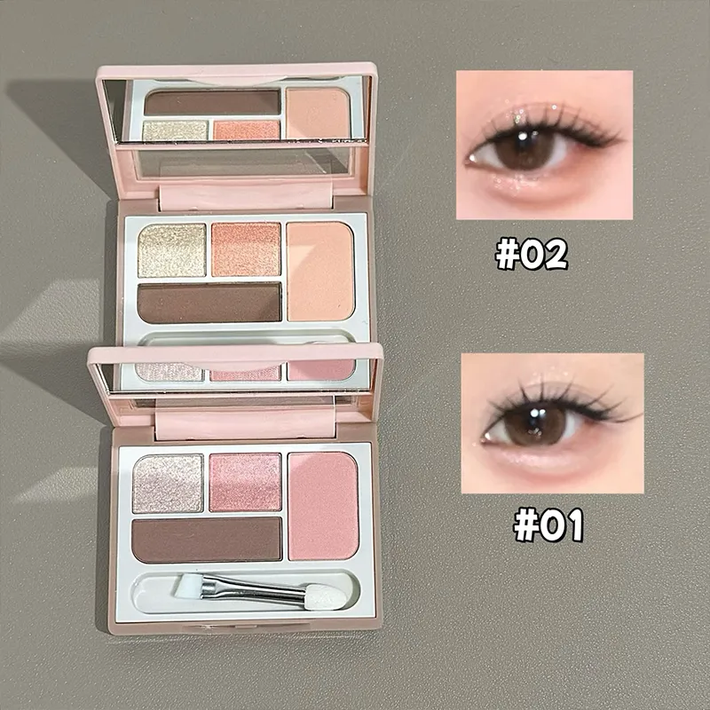 ART VALUE Pearlescent Eyeshadow Palette Makeup Lasting Glitter Matte Eye Shadow Shimmer Contouring Highlight Shadow Cosmetics