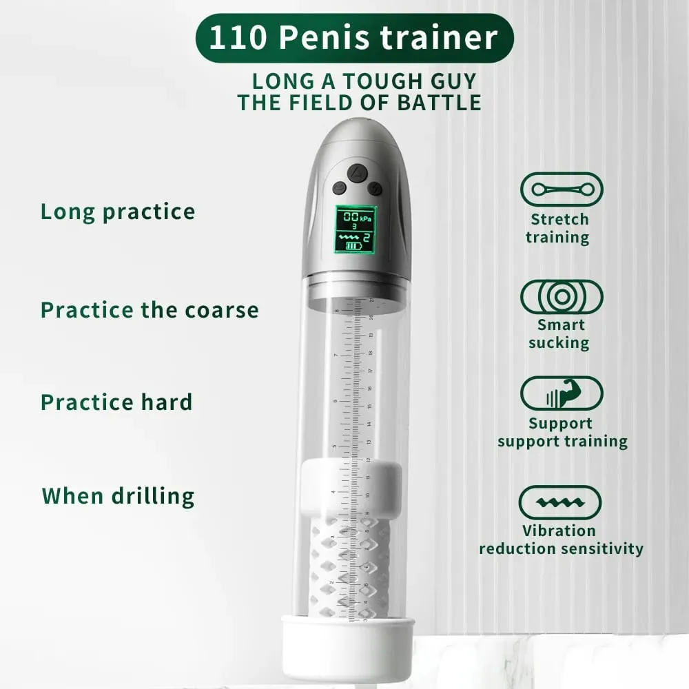 Electric Penis Pump Men Enhanced Erections Enhancement Pump Rechargeable Vacuum Penis Cock Pump Enlarger Pump Improved Erection