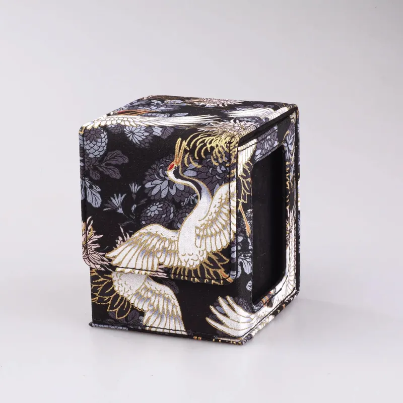 Deck Box for MTG Cards Trading Card Storage Box With Display Window Collectible Trading Card Cases Holds 120+ Sleeved Deck