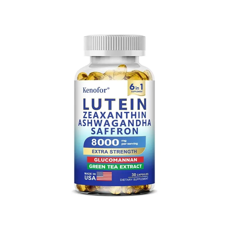 Lutein and Zeaxanthin Supplements 8000mg Per Serving | Essential Eye Vitamins & Vision Health Dietary Supplement NON-GMO