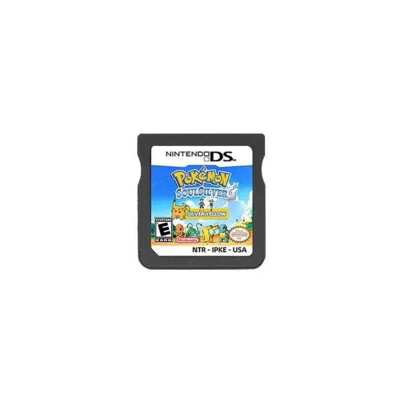 Anime Pokemon Series NDS Game Cartridge Video Game Console Moemon Silver Yellow KAIZO MoonBlack2 Hobby Collection Gifts Toys — image 19