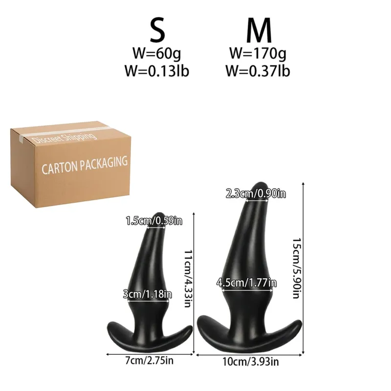 3 다른 크기 아날 플러그 부드러운 실리콘 항문 엉덩이 플러그 자극기 성인 섹스 토이 여성을위한 게이 전립선 마사지 항문 트레이너 — image 11