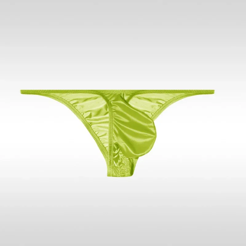 Men's Underwear Ice Silk Low Rise Sexy Bikini Briefs