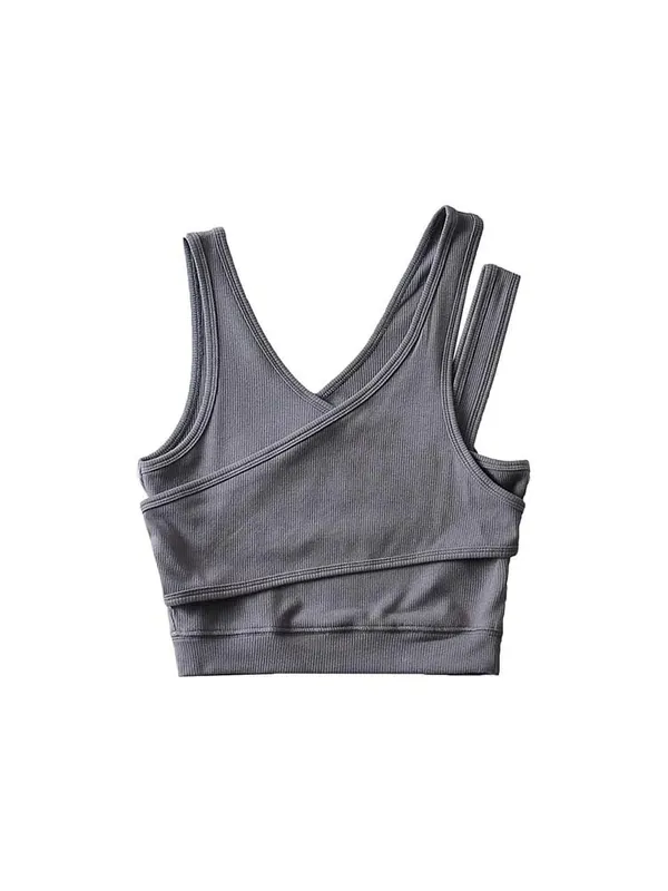 Sexy Camis Solid Knit Short Hollow Out Sleeveless Tank Tops