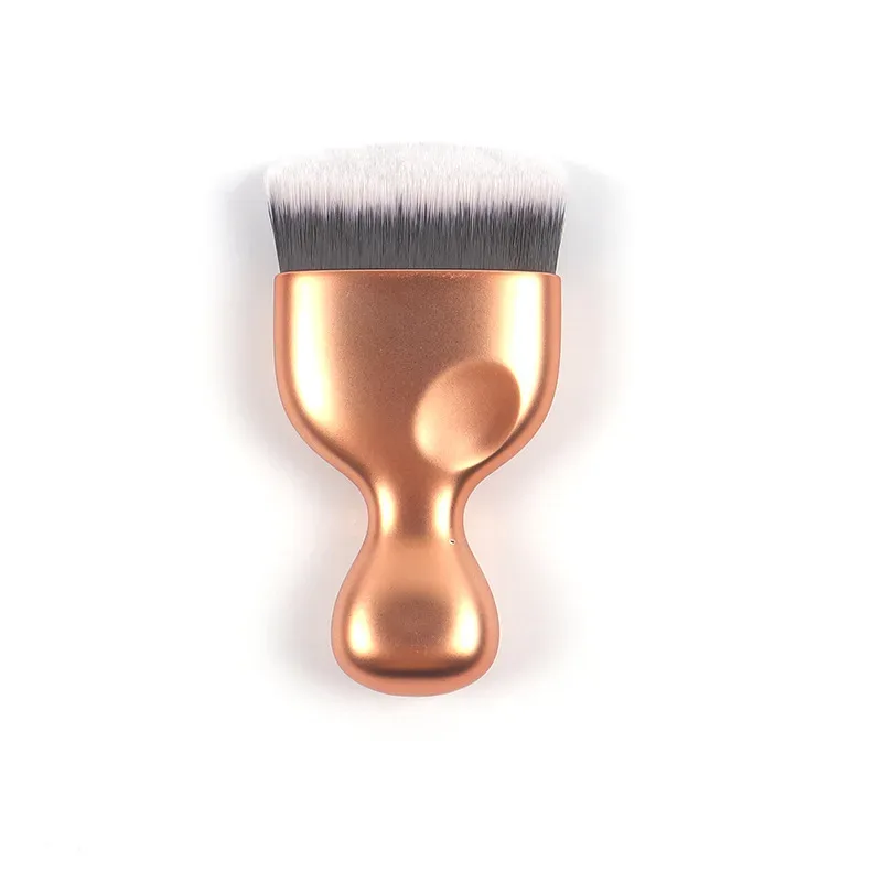 1pc Big Angled Foundation Makeup brushes Liquid Bronzer Make up brushes Wavy Powder Face essential cosmetic tools Portable — image 10