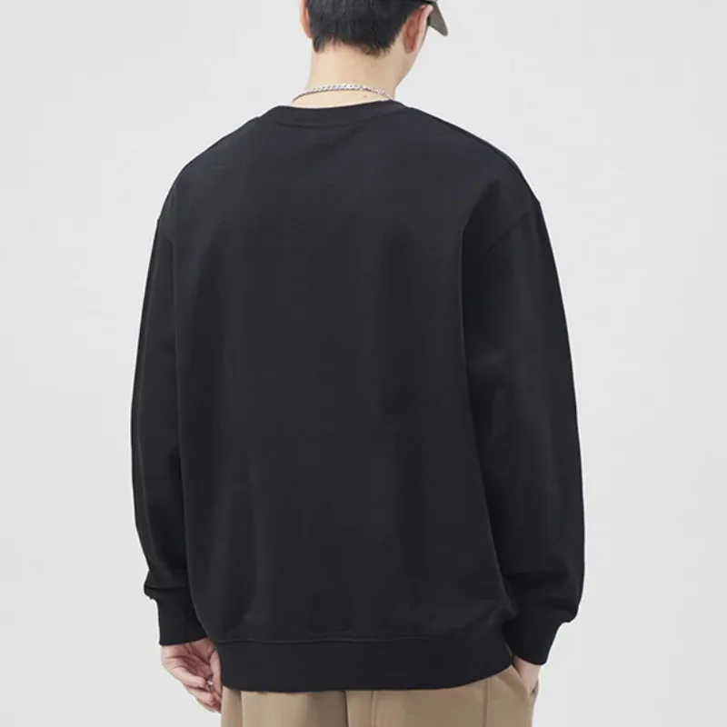 プラスサイズメンズプルオーバーフルコ​​ットンスウェット 5XL 6XL 7XL 秋冬長袖プリントトップス男性服 110kg-180kg