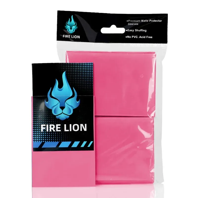 66x91mm 100PCS/Set Solid Matte Trading Card Sleeves Standard Size Card Protector for PTCG/TCG /MTG