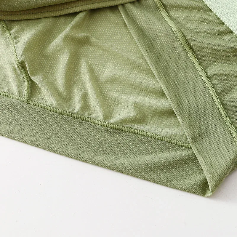 Summer Men's Underwear Boxers Bulge Ice Silk Briefs Ultra-thin Breathable Cool Panties