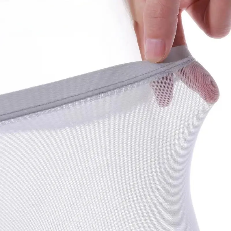 Underwear Transparent Boxers Bulge Ice Silk See Through Underpants Sexy Briefs Low Waist Panties Lingerie Intimates