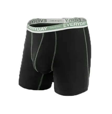 Separatec Cotton Dual Pouch Men's Underwear Comfortable Soft Breathable Everyday Boxer Briefs Long Leg Boxer Mens Underwear