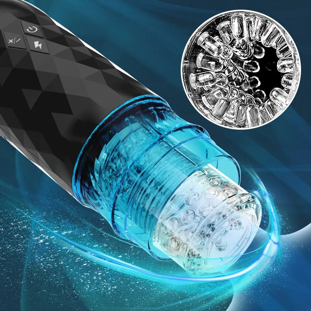 Male Masturbator Cup Automatic Telescopic Rotation Masturbation Machine Pusssy Blowjob Electric Male Men Piston Adult Sex Toys